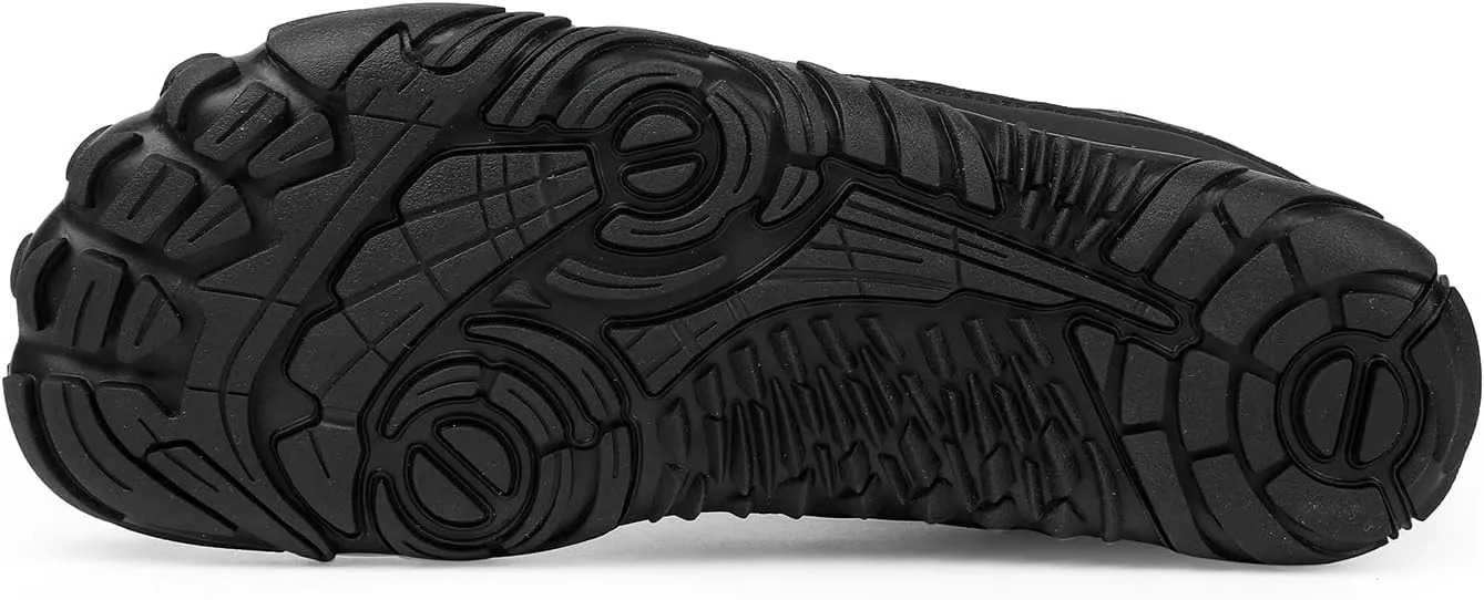 Winter Hike Barefoot Boots Womens,Minimalist Warm Zero Drop Snow Boot Slip On Barefoot Footwear Men Wide Waterproof hike barefoot shoes women
