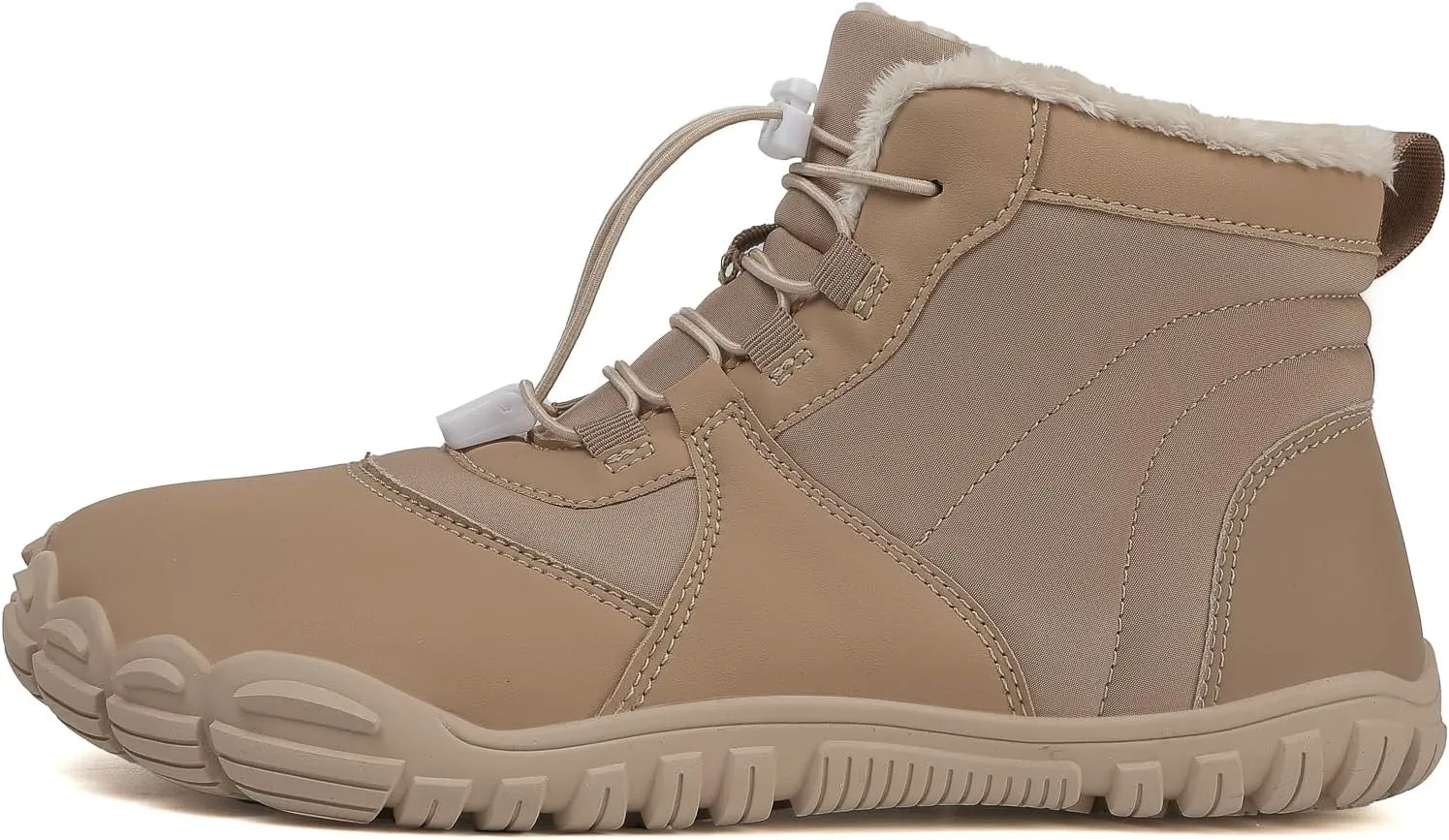 Winter Hike Barefoot Boots Womens,Minimalist Warm Zero Drop Snow Boot Slip On Barefoot Footwear Men Wide Waterproof hike barefoot shoes women