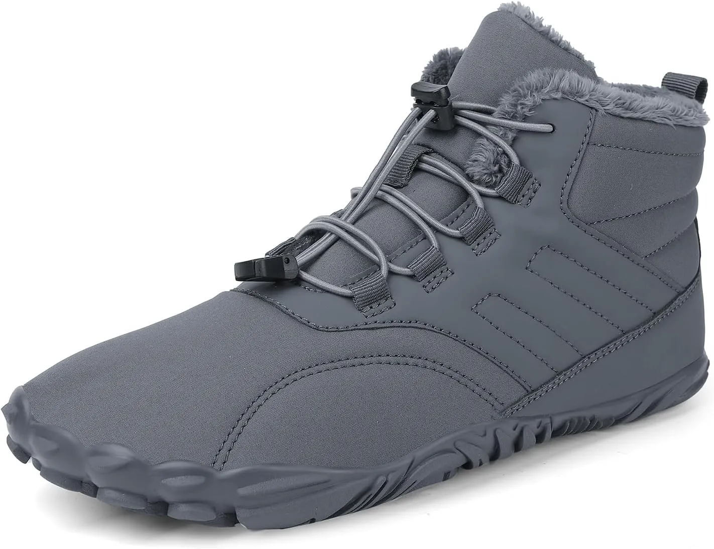 Winter Hike Barefoot Boots Womens,Warm Zero Drop Snow Boot Slip On Barefoot Footwear Men Wide Waterproof hike barefoot shoes Women Hiking Walking Outdoor