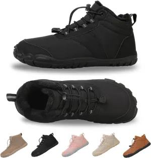 Winter Hike Barefoot Boots,Warm Zero Drop Snow Boot Slip On Barefoot Footwear - Minimalist Warm zero Drop, Non-Slip Snow Boots, Wide Fit Barefoot Boots for Women & Men