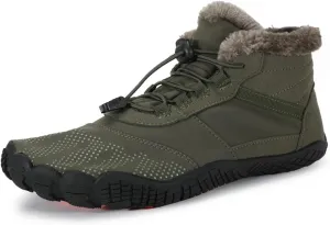 Winter Hiking Shoes Wide Toe Barefoot Shoes, Walking Hiking Boots for Women Men Trail Running Non-Slip