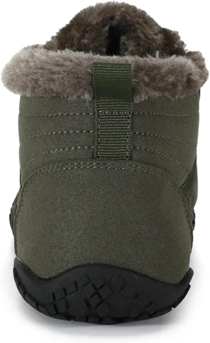 Winter Hiking Shoes Wide Toe Barefoot Shoes, Walking Hiking Boots for Women Men Trail Running Non-Slip