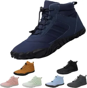 Winter PeakFootwear for Women Men Neuropathy, Hike Barefoot Footwear Men, Non-Slip & Waterproof Barefoot Boots Walking