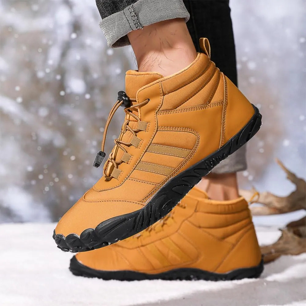 Winter PeakFootwear for Women Men Neuropathy, Hike Barefoot Footwear Men, Non-Slip & Waterproof Barefoot Boots Walking