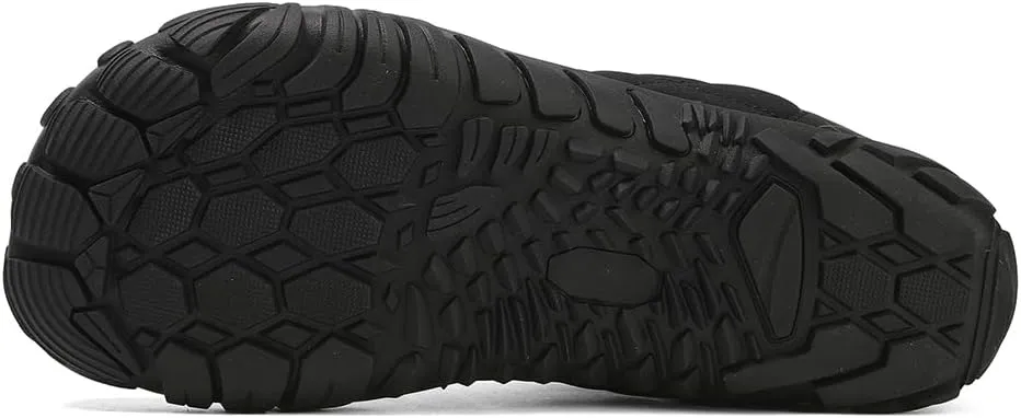 Winter Snow Boots for Women Men Hike Barefoot Shoes Minimalist Winter Snow Boots Zero Drop & Wide Toe Box & Waterproof Fur Lining Snow Booties Warm Hike Shoes