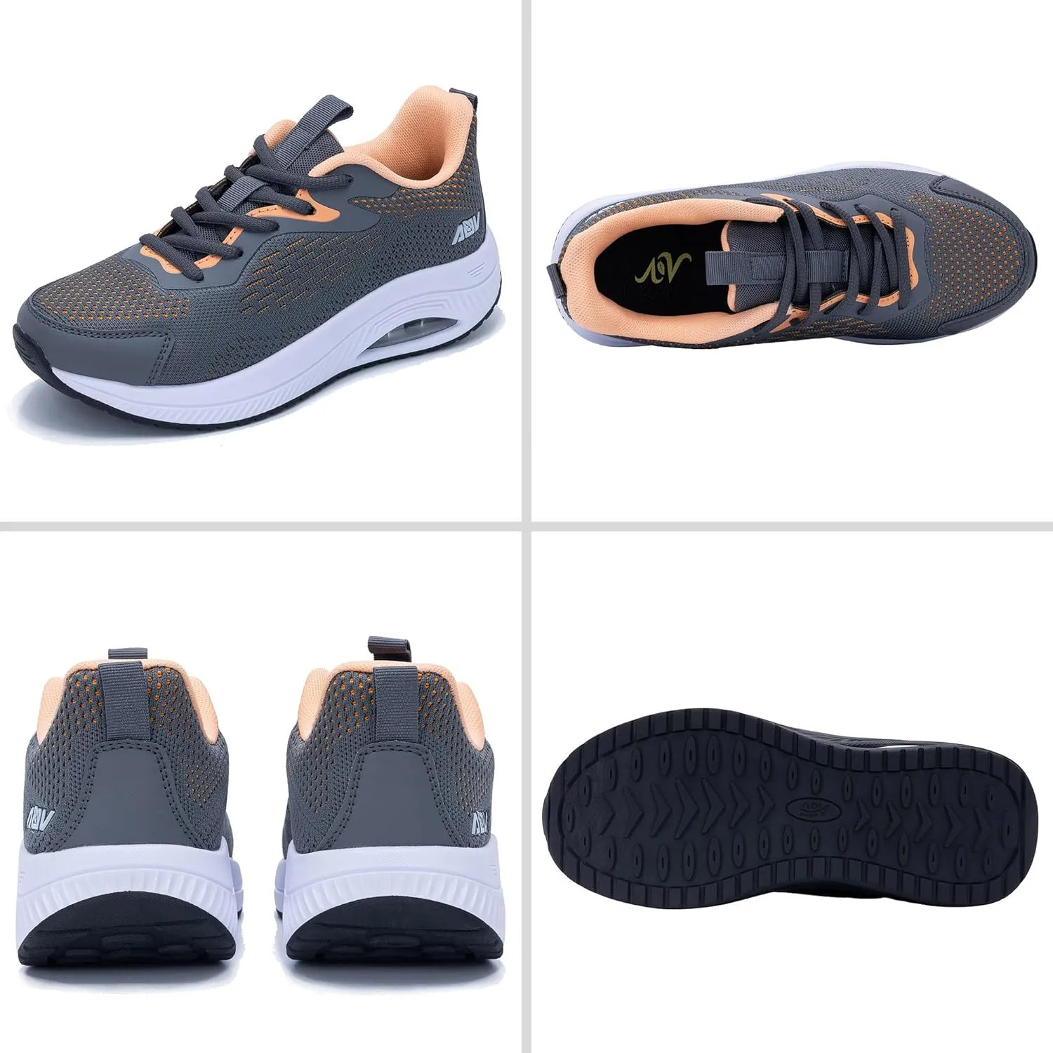 Women Arch Support Walking Shoes,Orthotic Non Slip Sneakers Comfort Working Shoes for Foot Pain Relief