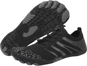 Women Hike Barefoot Shoes Men Breathable & Non-Slip Footwear Barefoot Shoes with Wide Toe Box, Quick Dry Athletic Beach Swim Surf Hiking Trail Running Shoe
