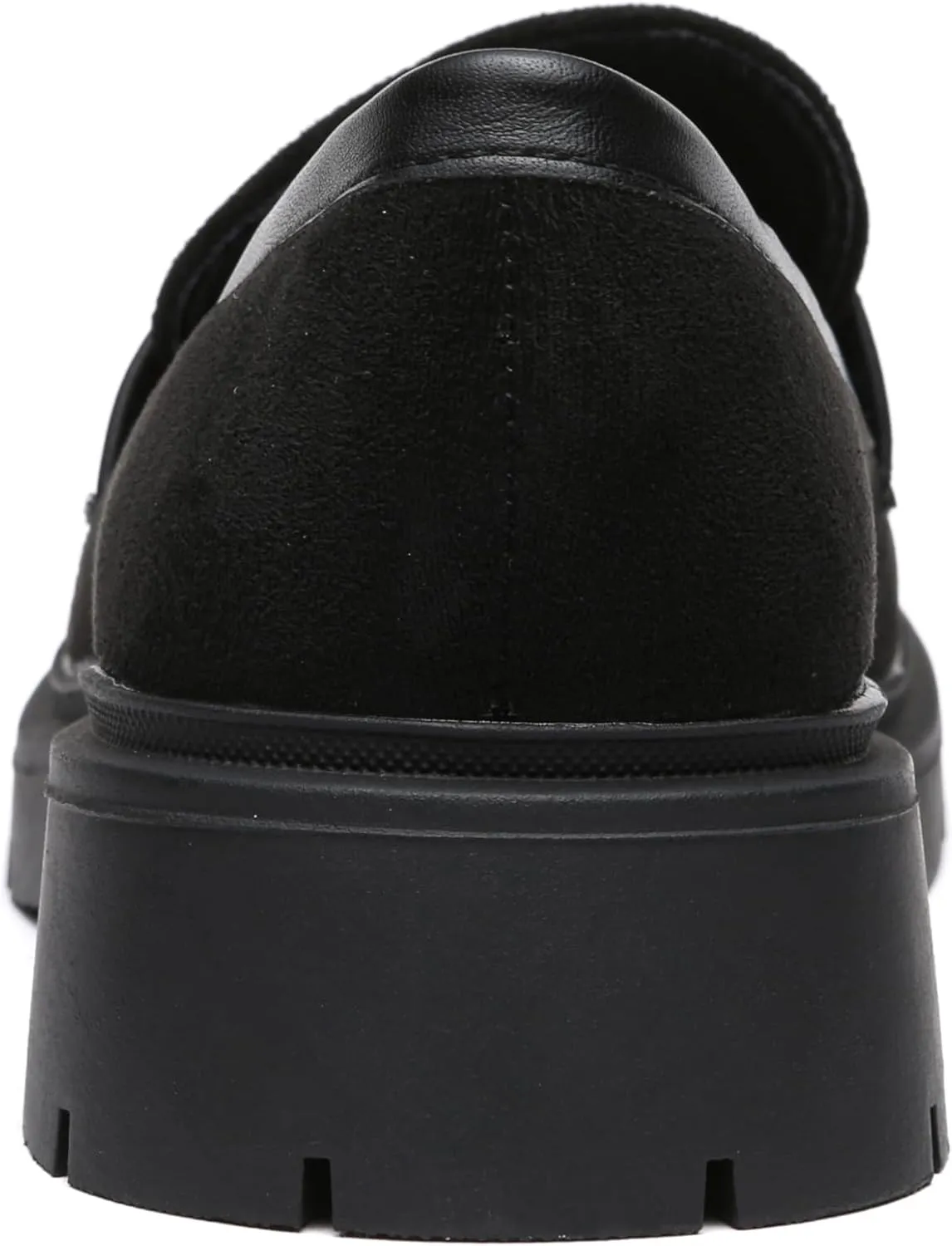 Women Penny Loafers Casual Hollow Out Slip On Chunky Platform Loafers Work Shopping Travel Shoes