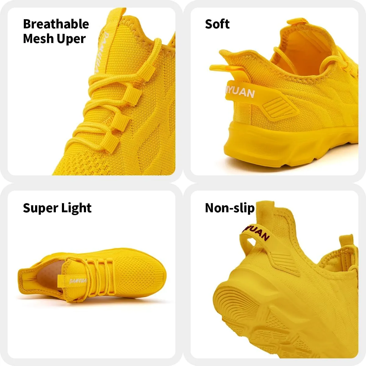 Women Running Shoes Walking Tennis Sport Shoes Women's Gym Sneakers Lightweight Breathable Non Slip Fashion Workout Shoe for Casual Jogging Mesh Sneaker
