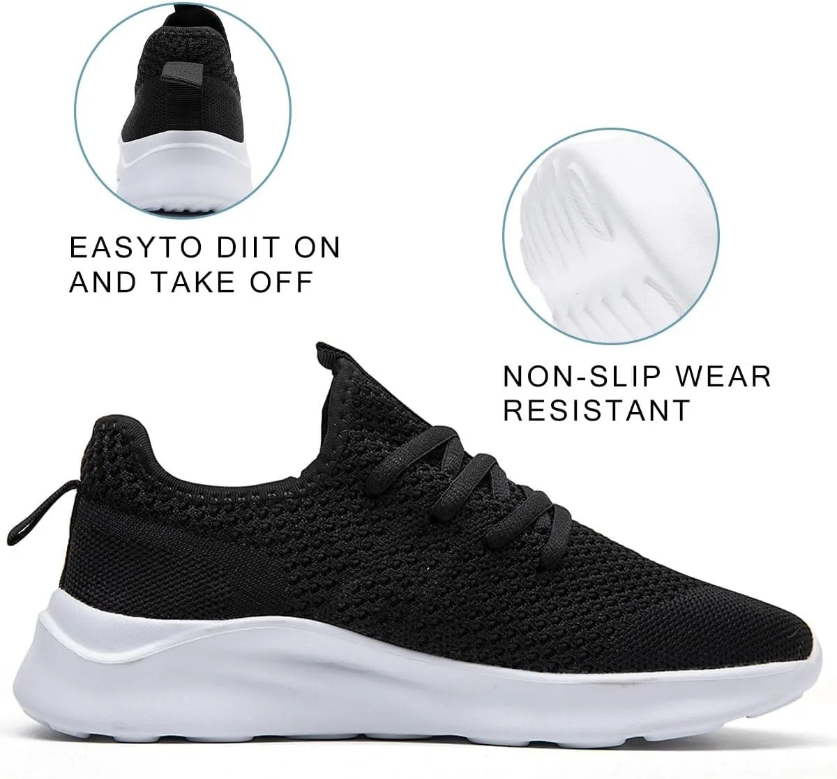 Women Walking Shoes Ladies Running Sneakers Breathable Mesh Sports Shoes Casual Lightweight Gym Lace up Sneakers