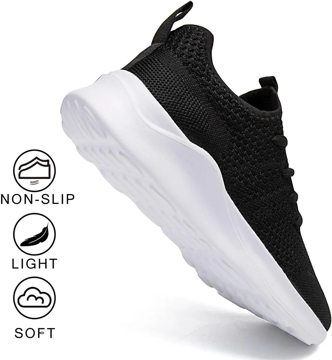 Women Walking Shoes Ladies Running Sneakers Breathable Mesh Sports Shoes Casual Lightweight Gym Lace up Sneakers