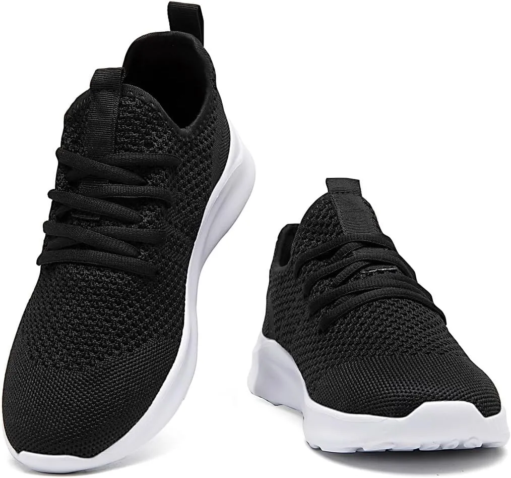 Women Walking Shoes Ladies Running Sneakers Breathable Mesh Sports Shoes Casual Lightweight Gym Lace up Sneakers