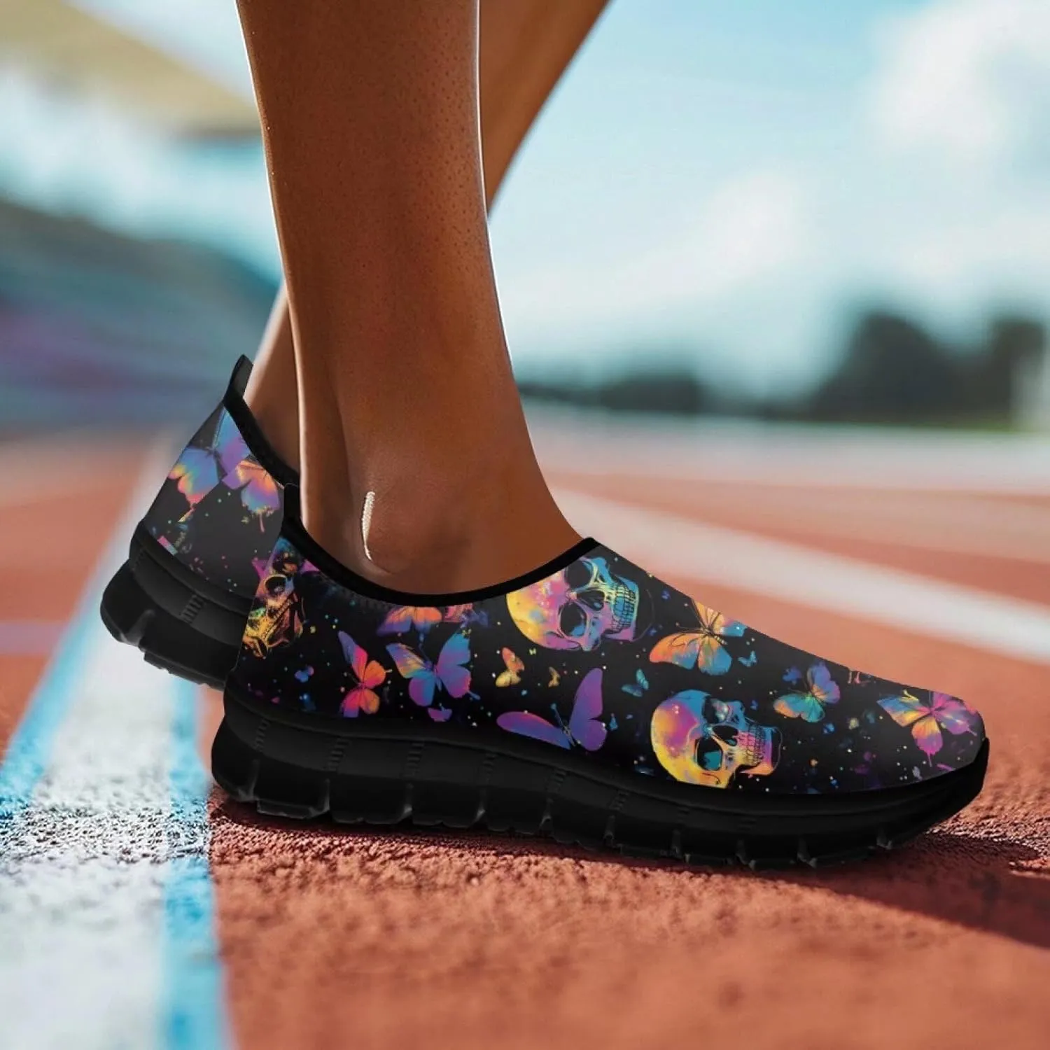 Women Walking Sneakers Fashion Ladies Slip On Shoes Travel Shoes
