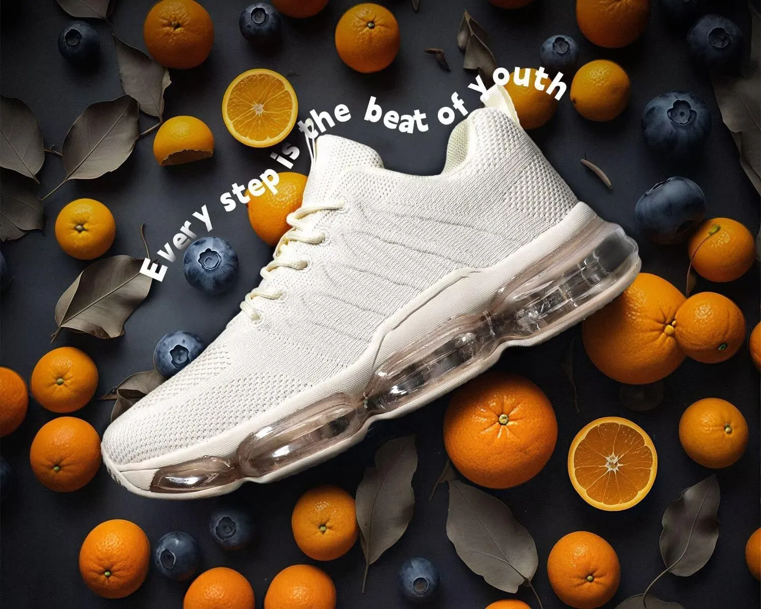 Womens Air Cushion Running Shoes Walking Jogging Fitness Gym Fashion Sneakers Lace Up Casual Comfortable Work Tennis Sport Athletic Trainers