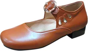 Women's Breathable Slip On Loafers Comfortable Casual Shoes for Walking Lightweight Chunky Heel Everyday Wear