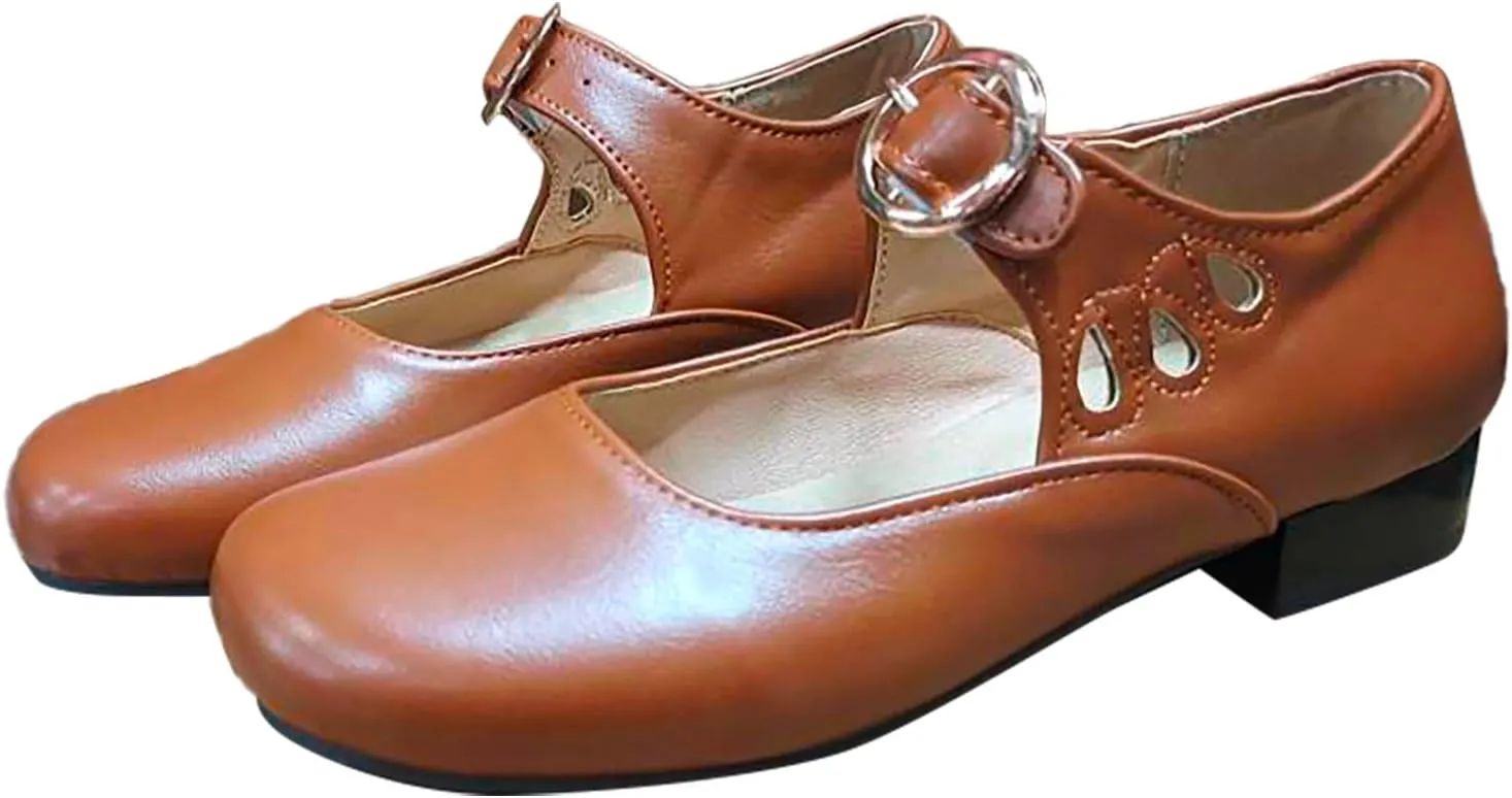 Women's Breathable Slip On Loafers Comfortable Casual Shoes for Walking Lightweight Chunky Heel Everyday Wear