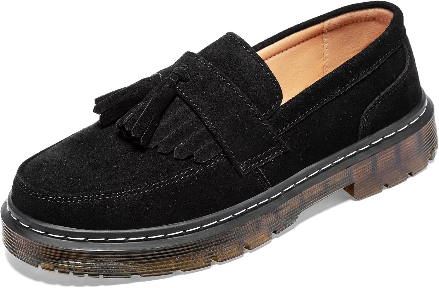 Women's Classic Penny Loafer Platform Chunky Heel Loafer for Women Comfortable Womens Business Casual Shoes