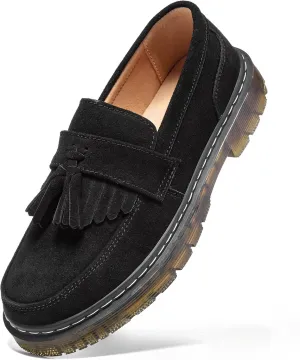 Women's Classic Penny Loafer Platform Chunky Heel Loafer for Women Comfortable Womens Business Casual Shoes