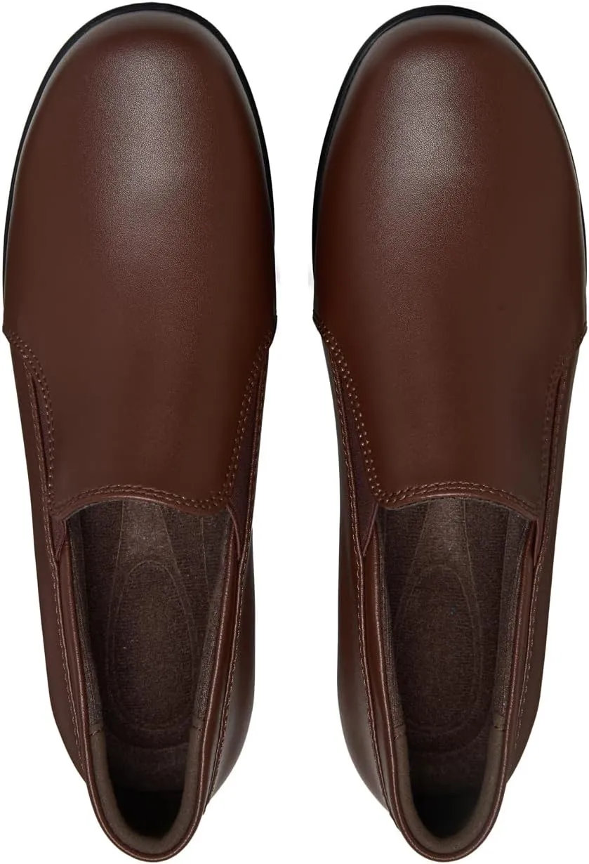 Women's Dress Shoes 2024 - Low, Comfortable Heeled Loafers with Chunky Block for Work, Casual and Office Business. Slip-on Pumps
