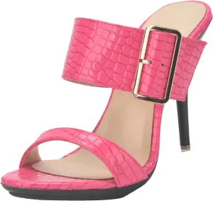 Womens Dressy Slides Shoes Two Strap Summer Mules Sandals