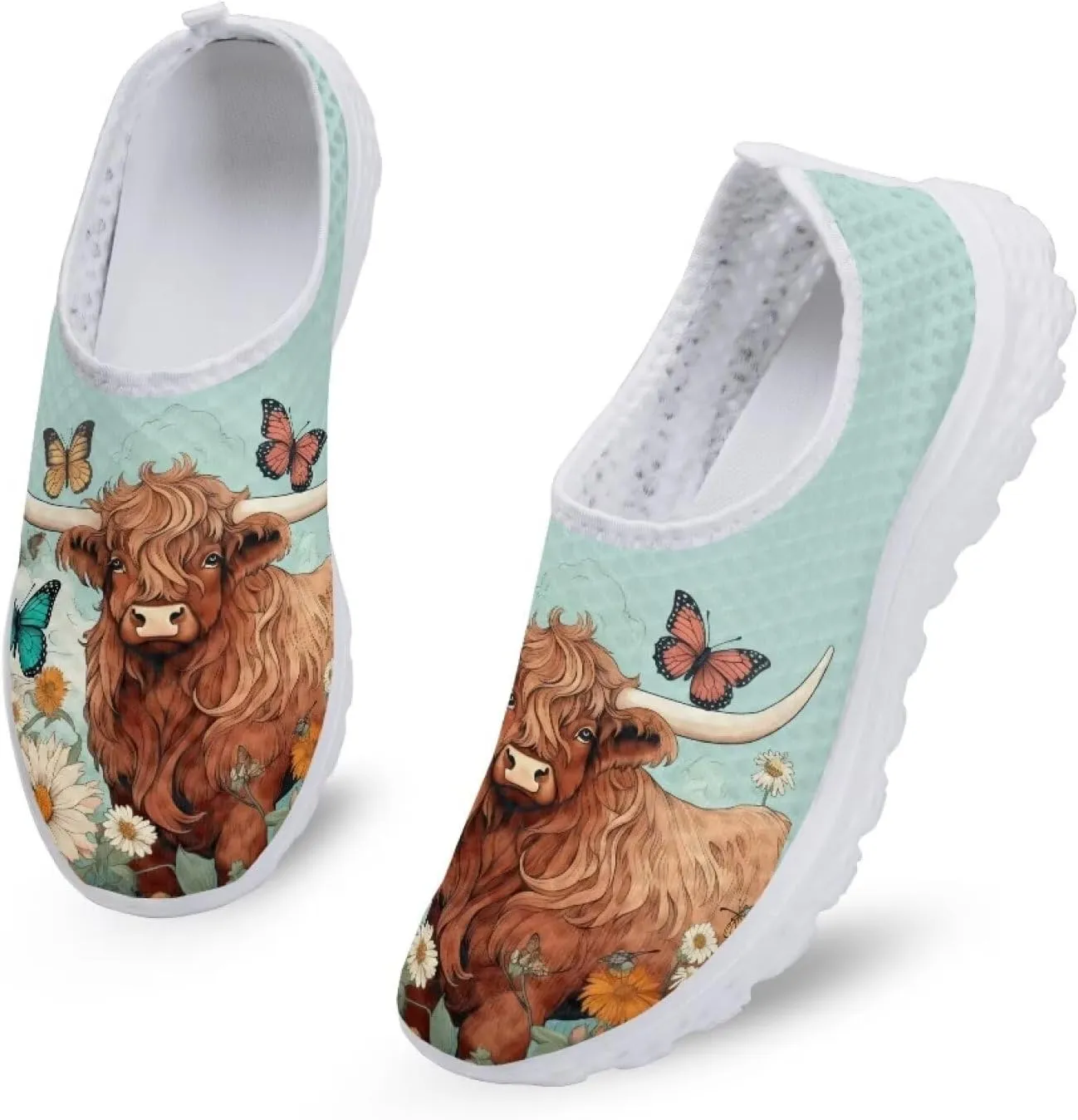 Womens Fashion Sneakers Slip On Shoes Tennis Sneaker Road Running Shoe Size 5.5-11.5