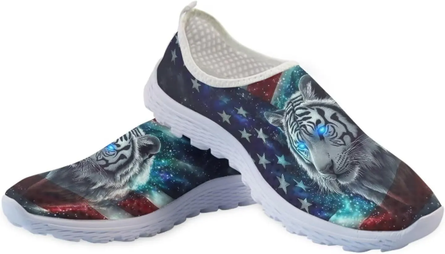 Womens Fashion Sneakers Slip On Shoes Tennis Sneaker Road Running Shoe Size 5.5-11.5