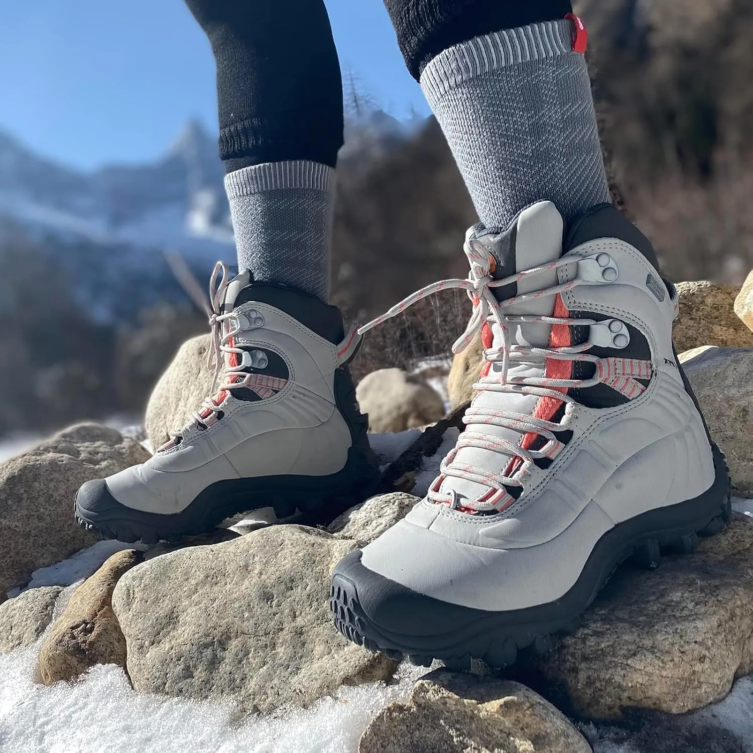 Women's Hiking Boots Lightweight Waterproof Hunting Boots, Ankle Support