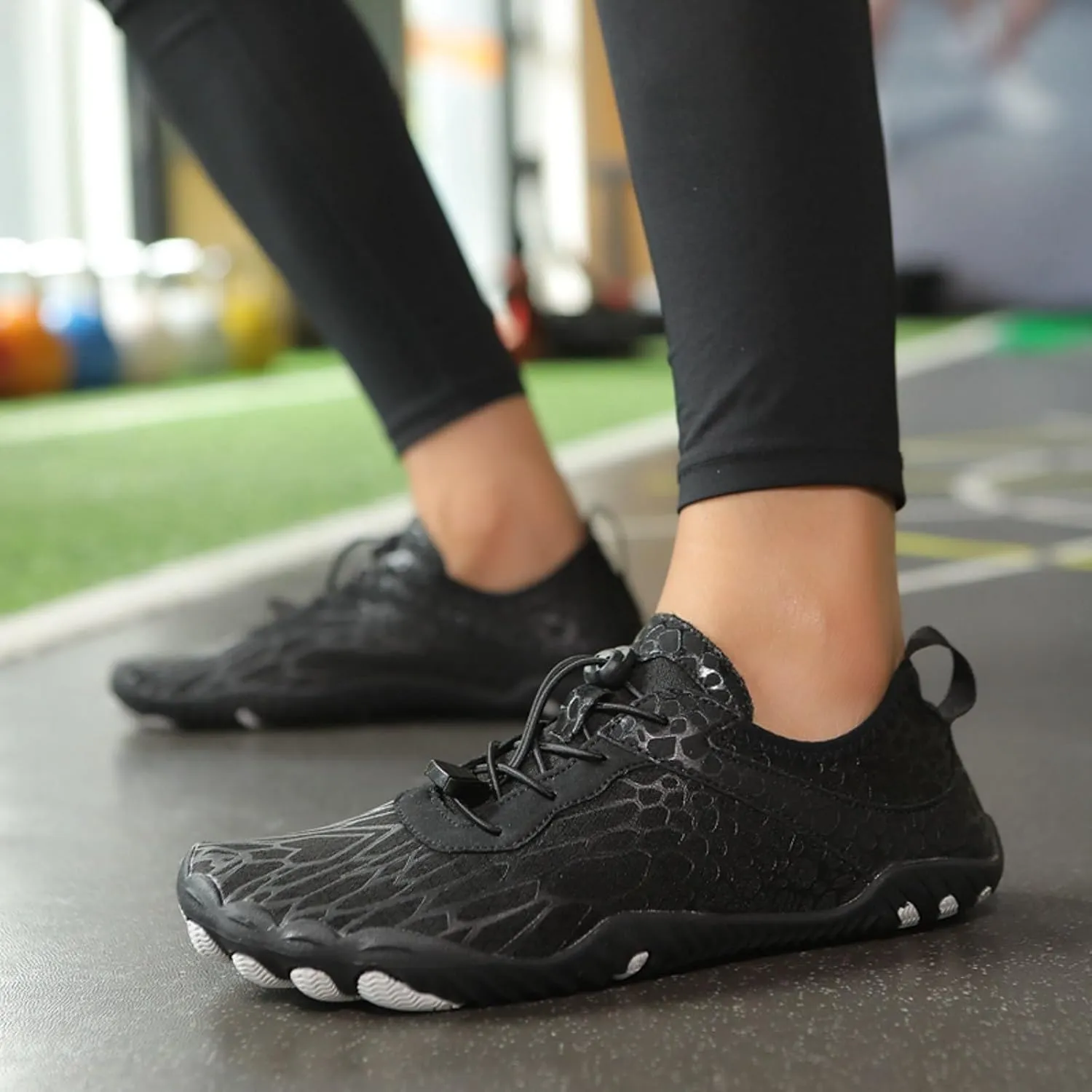 Women's Lightweight Quick Drying,Aqua Water Shoes Athletic Comfy Walking Shoes Men's and Women's Non Slip Sports Sneakers Outdoor River Tracing Shoe Summer Breathable Hiking Running Fitness Footwear