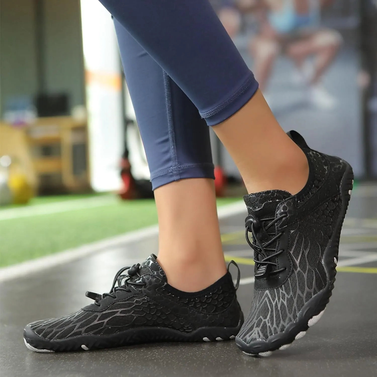 Women's Lightweight Quick Drying,Aqua Water Shoes Athletic Comfy Walking Shoes Men's and Women's Non Slip Sports Sneakers Outdoor River Tracing Shoe Summer Breathable Hiking Running Fitness Footwear