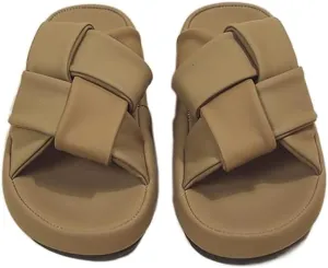 Womens Platform Sandals Summer Fashion Ladies Waffle Cross Like Stepping on A Cloud Basic Slipper