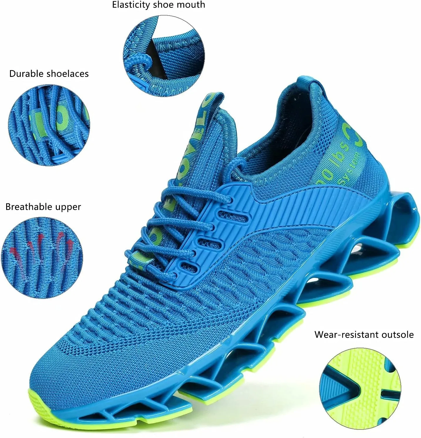 Womens Running Shoes Blade Tennis Walking Fashion Sneakers Breathable Non Slip Gym Sports Work Trainers