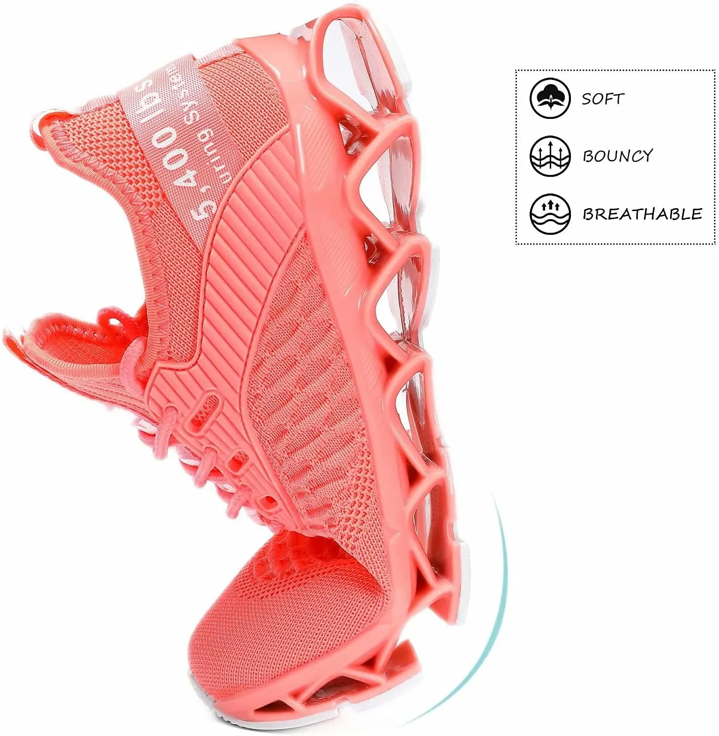 Womens Running Shoes Blade Tennis Walking Fashion Sneakers Breathable Non Slip Gym Sports Work Trainers