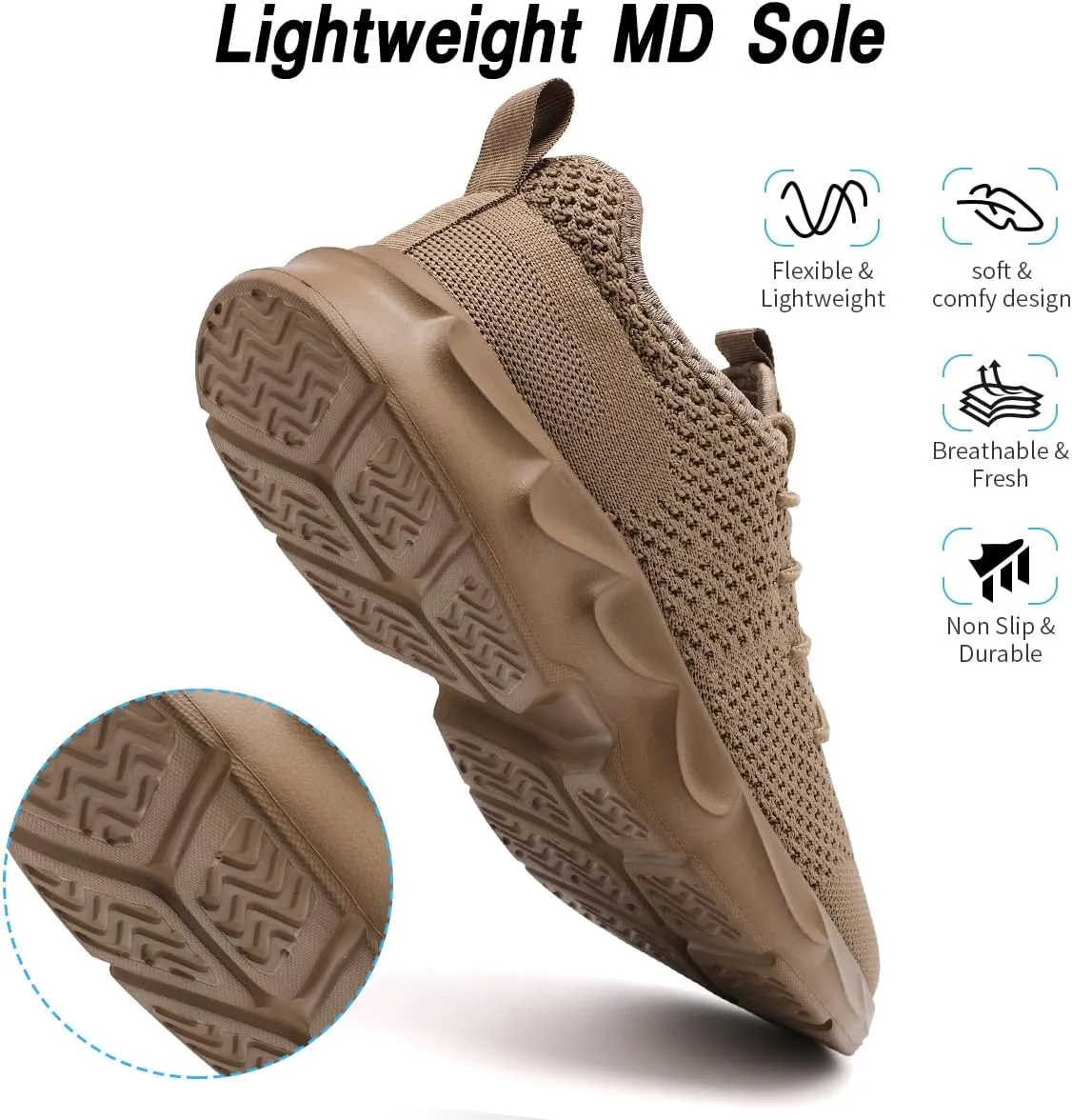 Womens Running Shoes Lightweight Breathable No Slip Sneakers Gym Athletic Workout Casual Sports Walking Tennis Shoes