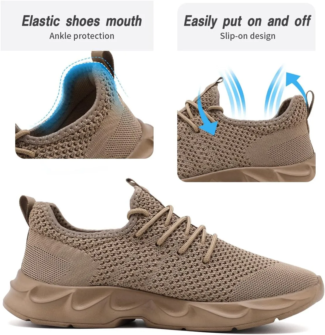 Womens Running Shoes Lightweight Breathable No Slip Sneakers Gym Athletic Workout Casual Sports Walking Tennis Shoes