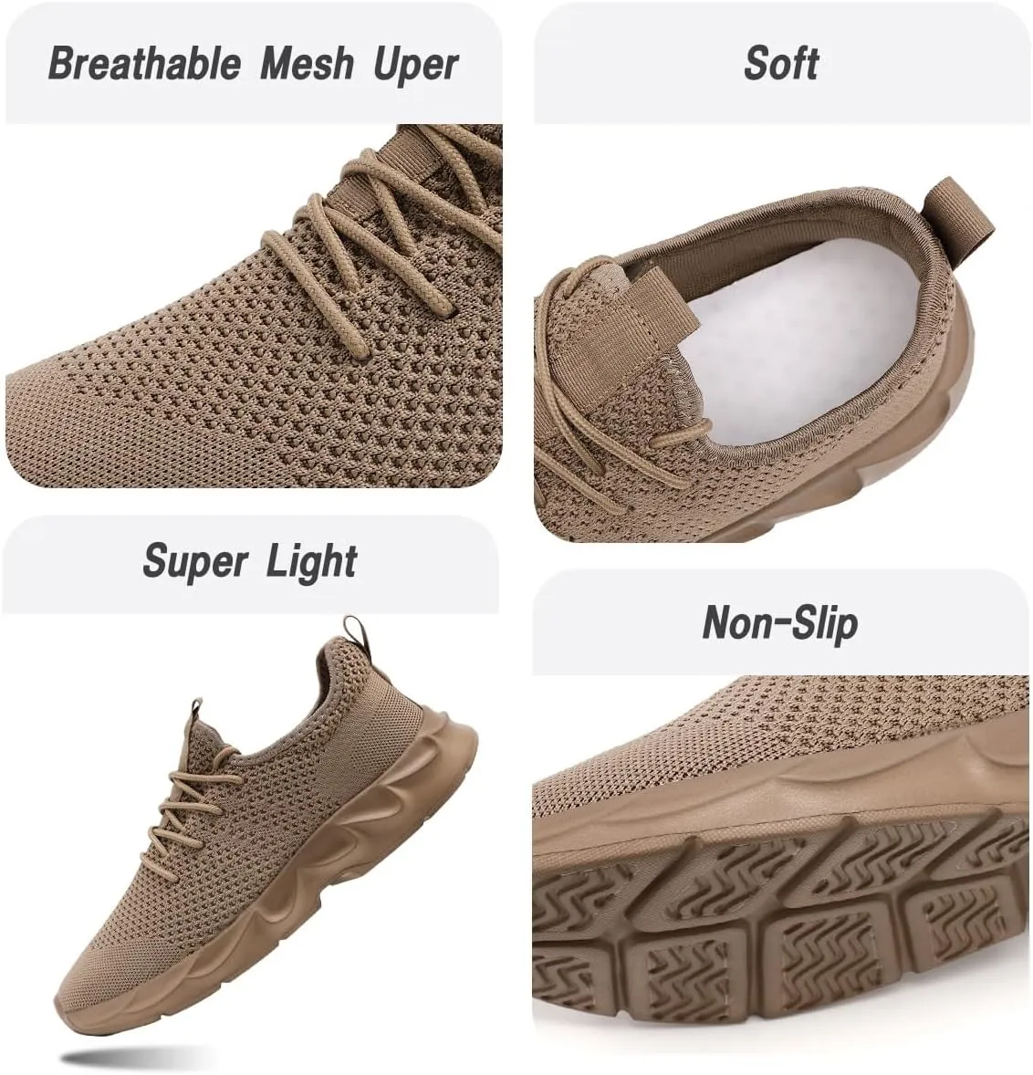 Womens Running Shoes Lightweight Breathable No Slip Sneakers Gym Athletic Workout Casual Sports Walking Tennis Shoes