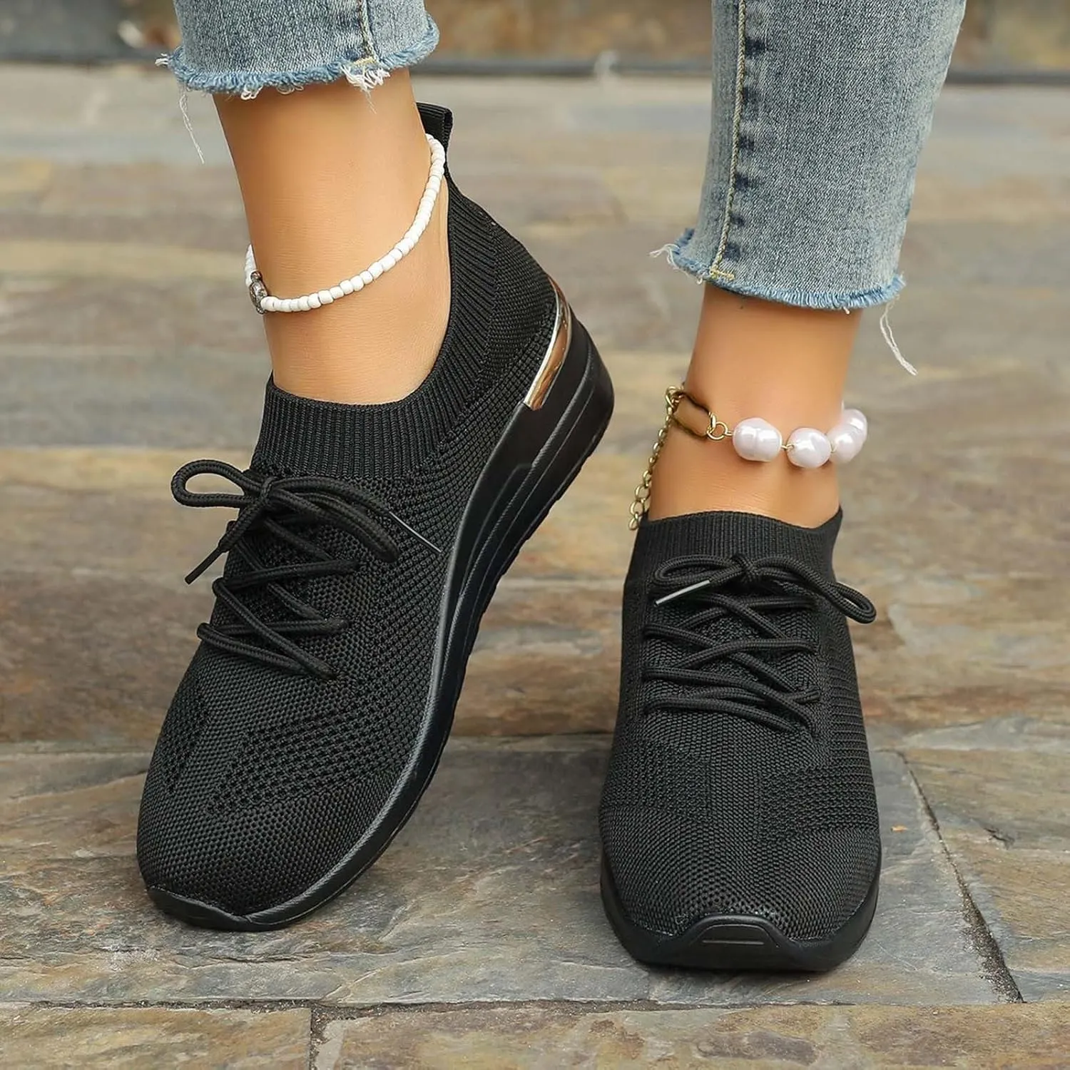 Womens Running Walking Shoes Leisure Summer Sport Shoes Running Gym Workout Sneakers Breathable Fashion