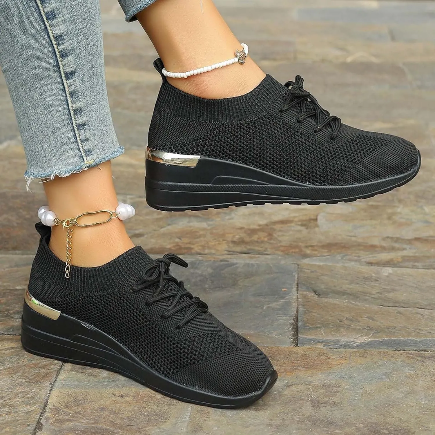 Womens Running Walking Shoes Leisure Summer Sport Shoes Running Gym Workout Sneakers Breathable Fashion