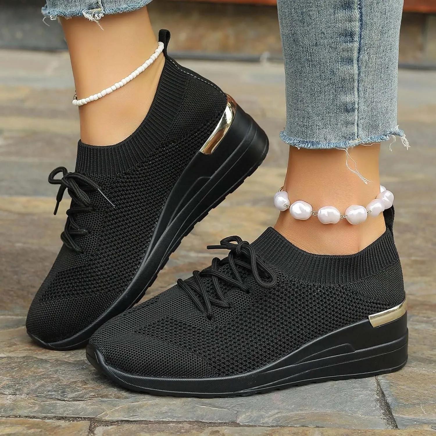 Womens Running Walking Shoes Leisure Summer Sport Shoes Running Gym Workout Sneakers Breathable Fashion