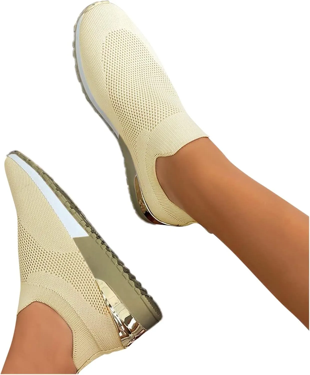 Women's Slip-on Shoes Wide Width Sneakers Hands Free Mens Running Shoes Jogging Men Shoes Casual Dress Sneakers White Tennis Shoe Trainers Shoe