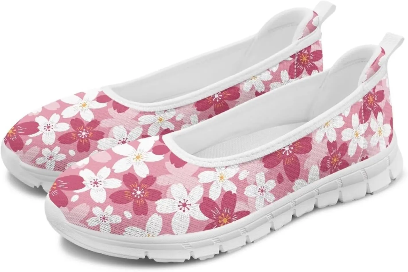 Women's Slip-On Sneakers Flying Mesh Casual Hiking Non-Slip Comfortable Workout Dress Shoes Walking Tennis Holiday Lightweight Sneakers Black US Size 6-11