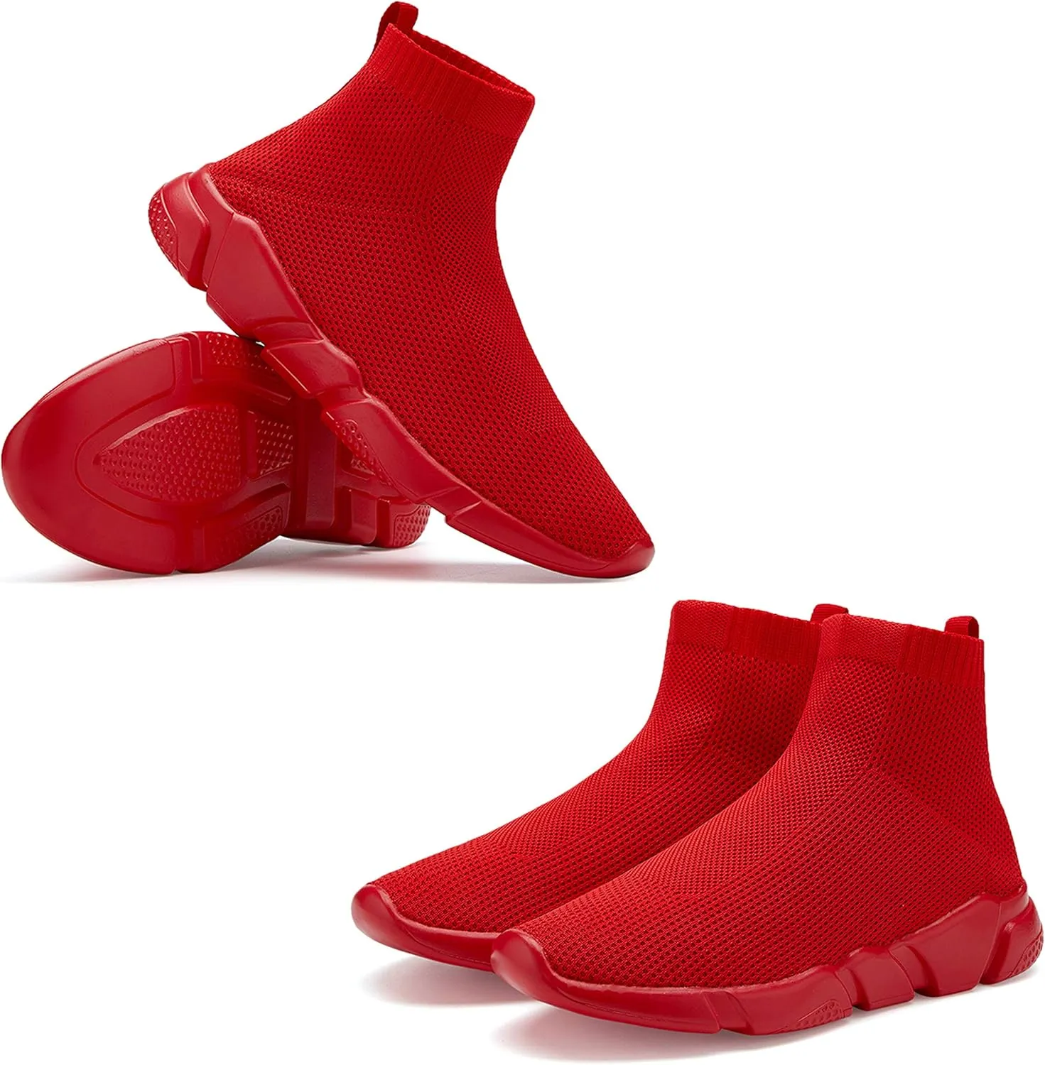 Women's Slip On Socks Sneakers Walking Shoes Running Tennis Athletic Gym Workout Non Slip Athletic Fashion Sneakers