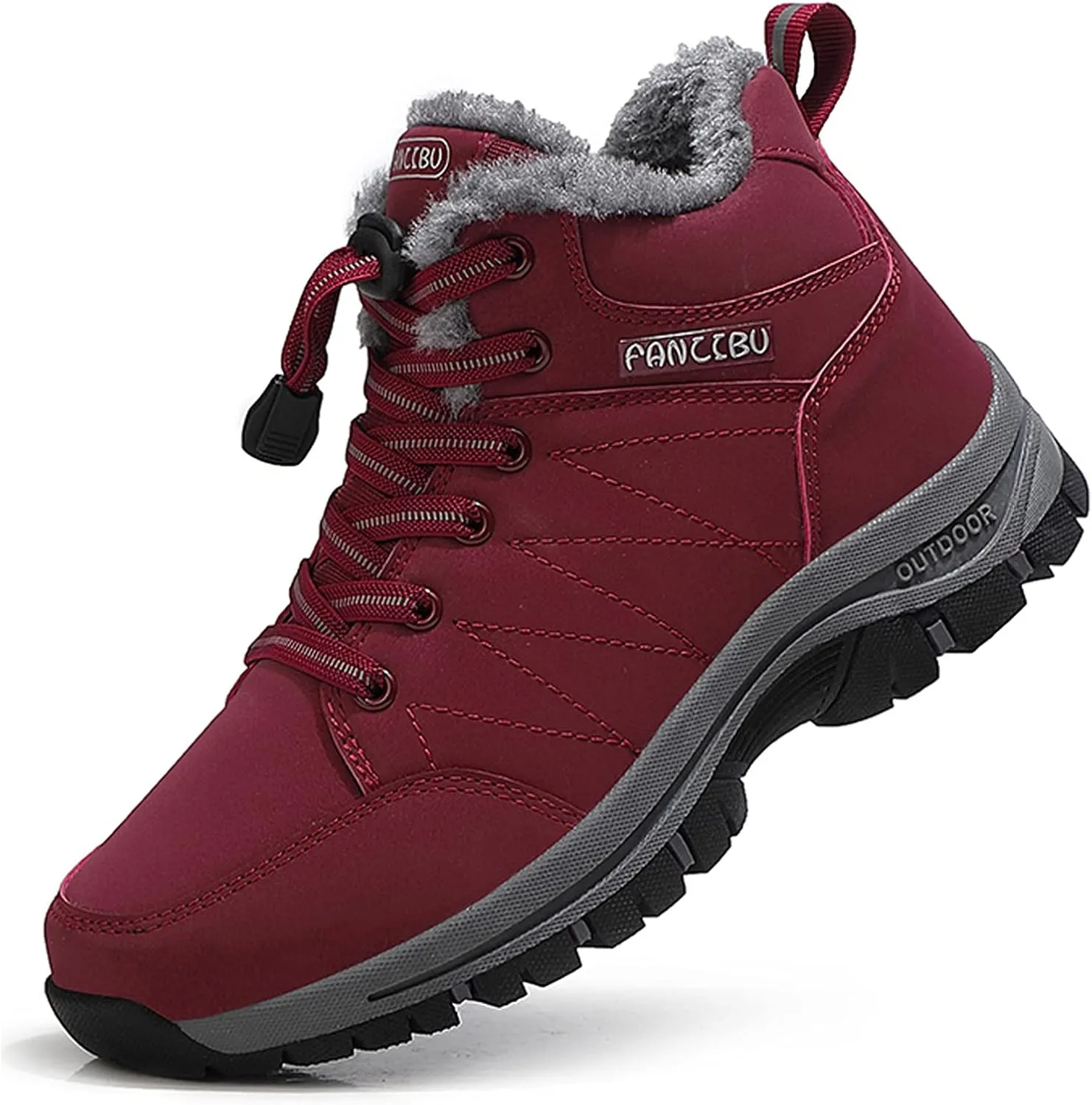 Women's Snow Boots Fur Lined Warm Ankle Boot Waterproof Anti-Slip Winter Outdoor Sports Shoes…