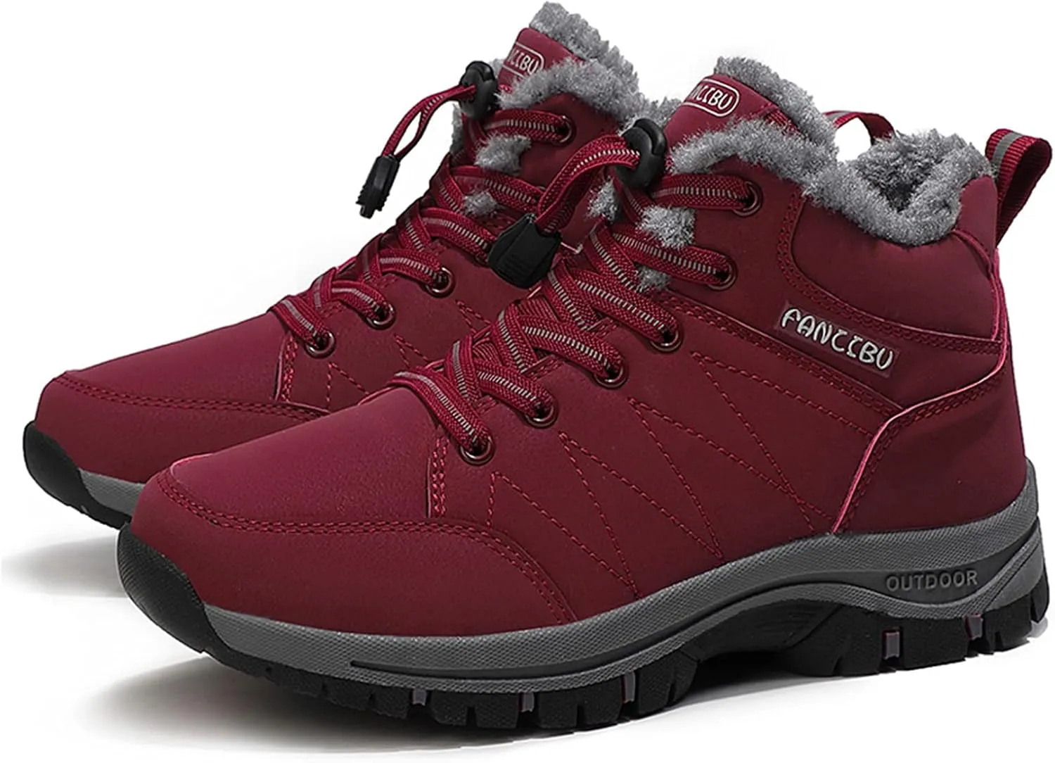 Women's Snow Boots Fur Lined Warm Ankle Boot Waterproof Anti-Slip Winter Outdoor Sports Shoes…