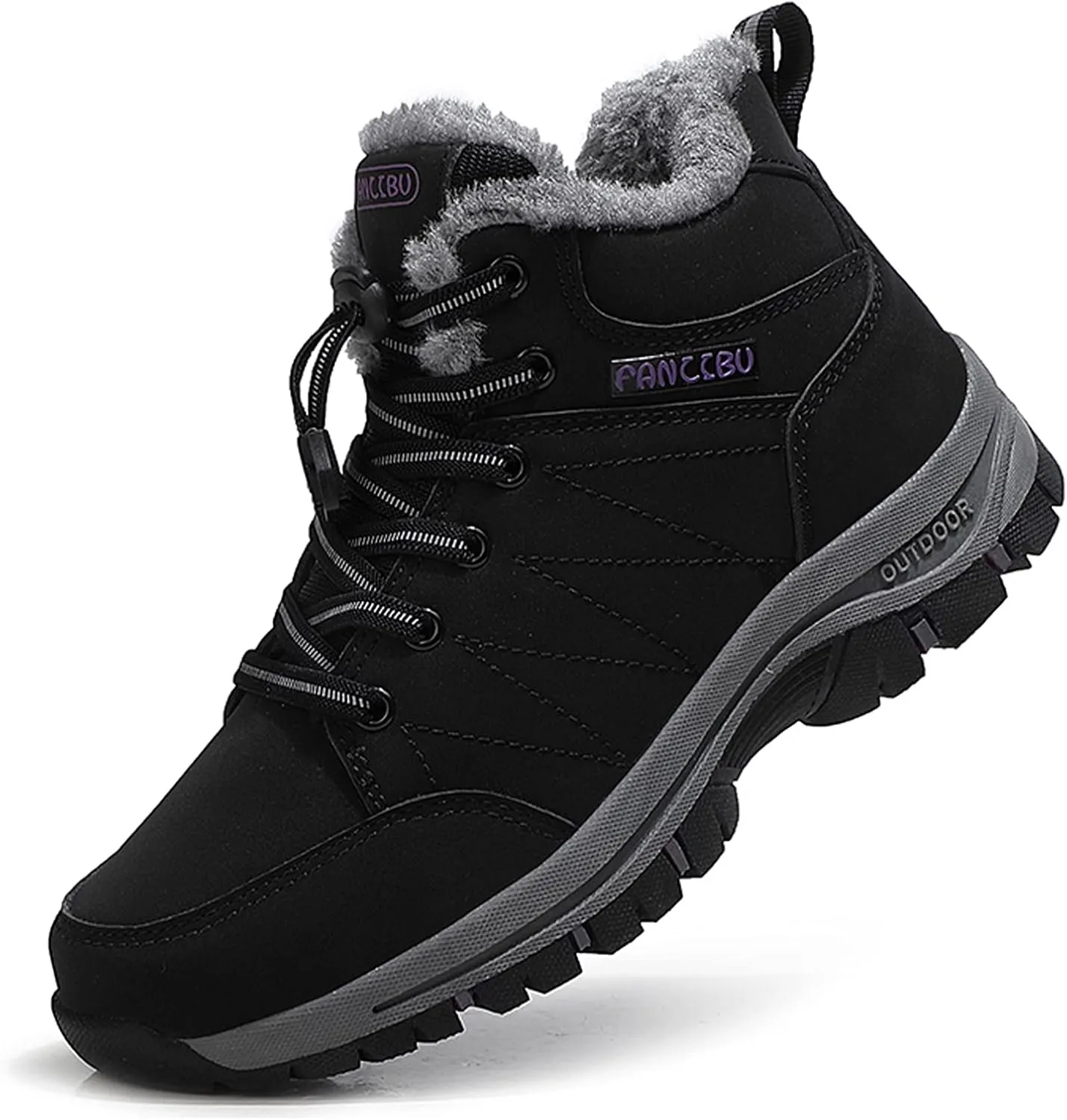 Women's Snow Boots Fur Lined Warm Ankle Boot Waterproof Anti-Slip Winter Outdoor Sports Shoes…