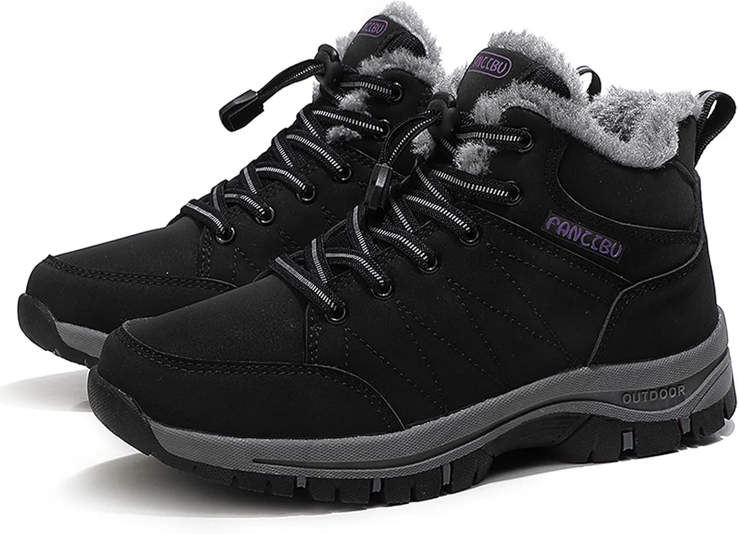 Women's Snow Boots Fur Lined Warm Ankle Boot Waterproof Anti-Slip Winter Outdoor Sports Shoes…
