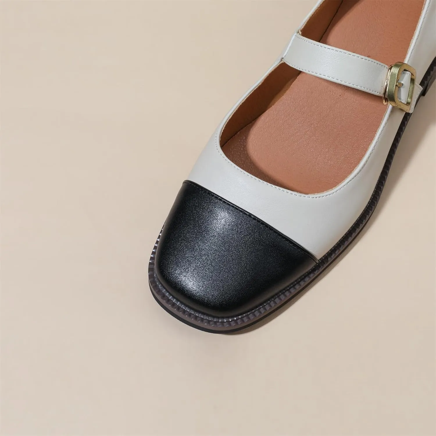 Women's Square Closed Cap Toe Pump Loafers Pull-On Buckle Metallic Comfortable Chunky Low Heel Office Student Work Casual Comfortable Fashion Business Daily Wear Dress Shoes