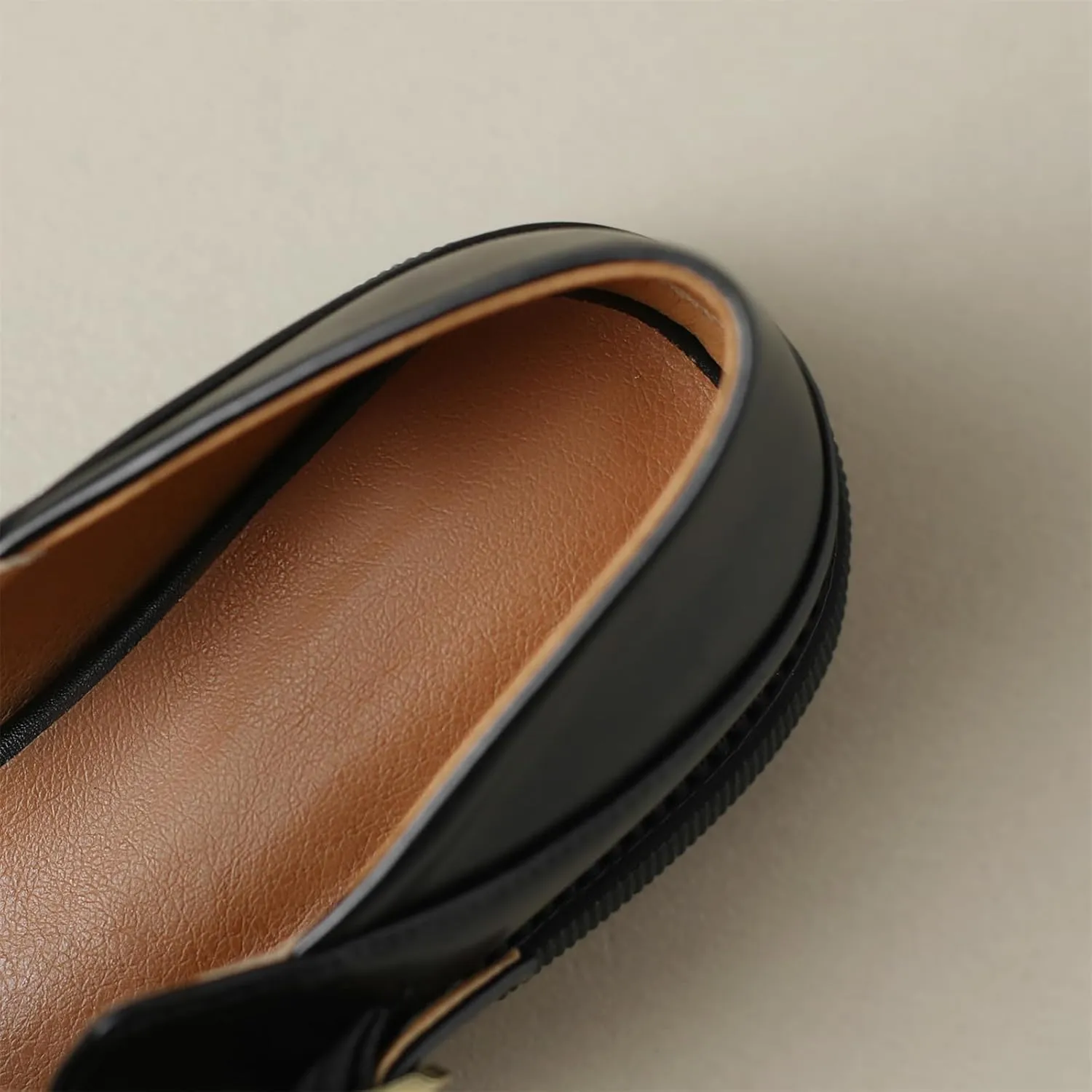 Women's Square Closed Loafers Pull-On T-Strap Adjustable Buckle Comfortable Chunky Low Heel Dress Office Formal Student Work Casual Comfortable Fashion Business Daily Wear Shoes