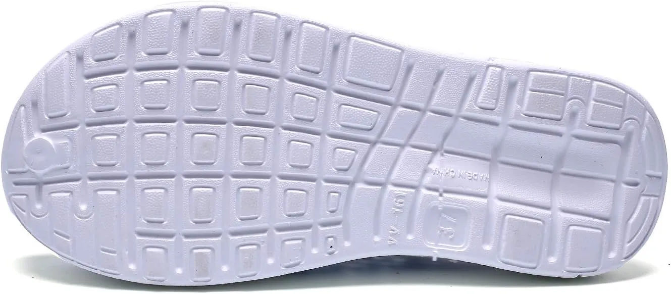 Women's Summer Beach Garden Clogs Shoes Soft Bottom Cave Sandals Thick Bottom Height Increasing Shoes Bathroom Non Slip Toe Shoes