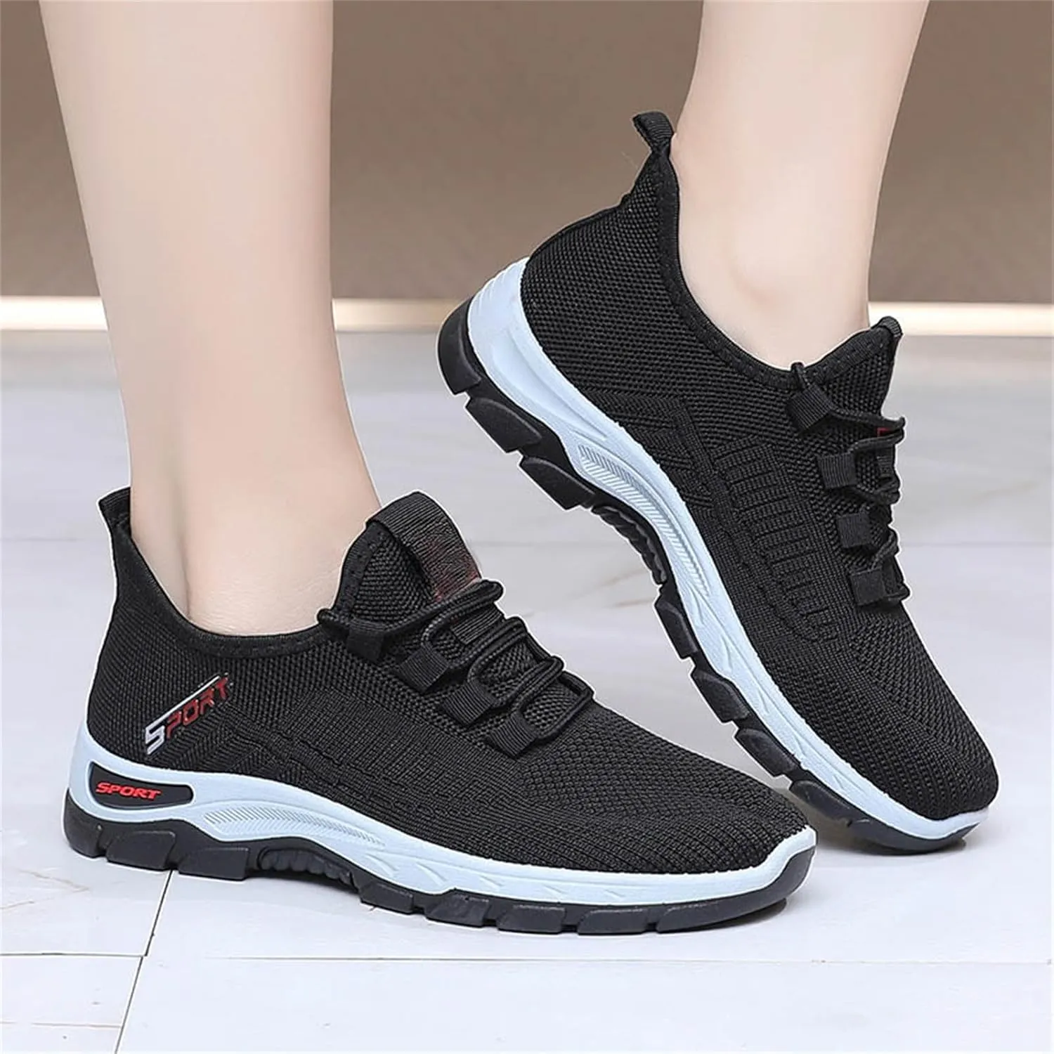 Womens Summer Running Shoes 2025 Non Slip Shoes Breathable Lightweigh Non Slip Athletic Sports Walking Sneakers