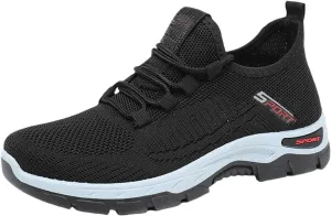 Womens Summer Running Shoes 2025 Non Slip Shoes Breathable Lightweigh Non Slip Athletic Sports Walking Sneakers